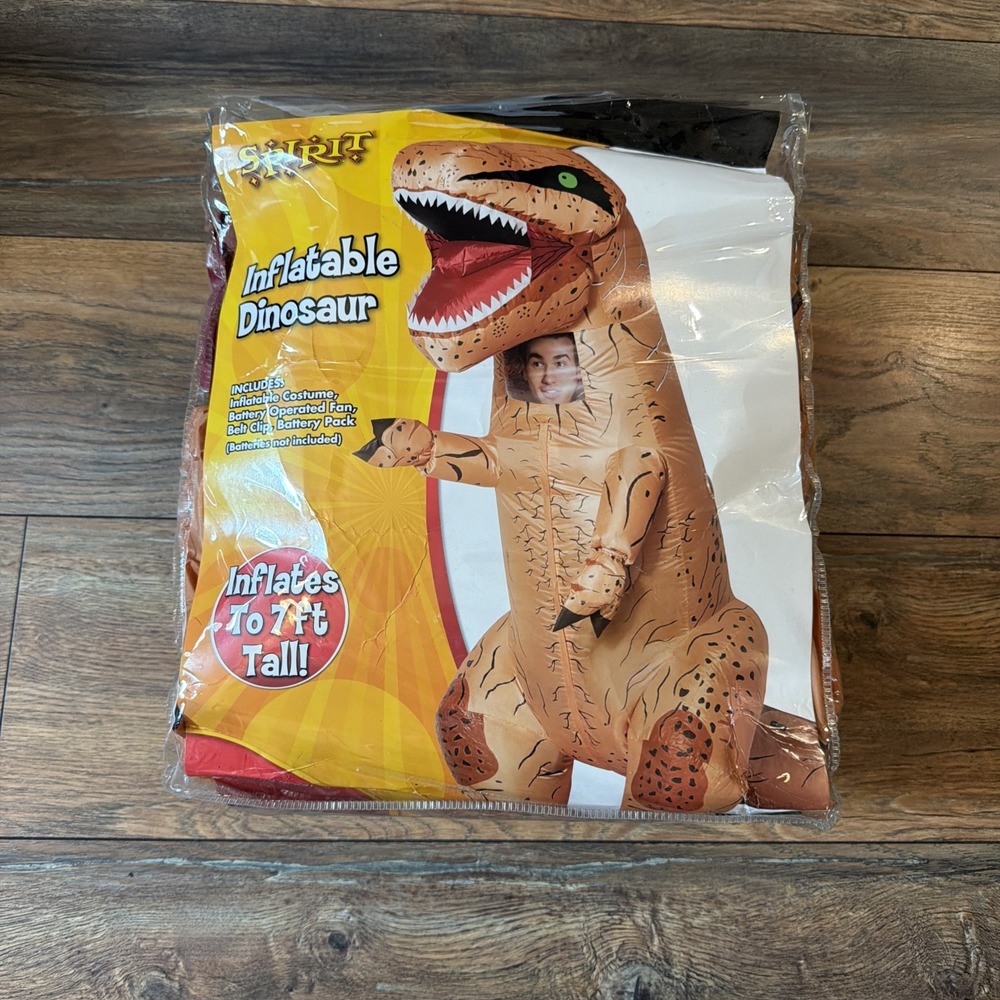 Spirit Halloween Adult T-REX Inflatable Donny the Dino Dinosaur‎ Costume